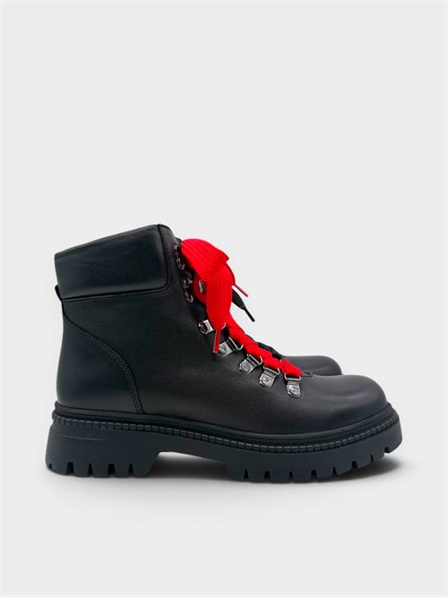 Pedula alta in pelle nera IL LACCIO | 51460LEATHERBLACK